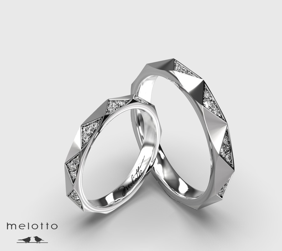 Купить эксклюзивные обручальные кольца в Москве по каталогу сайта Melotto